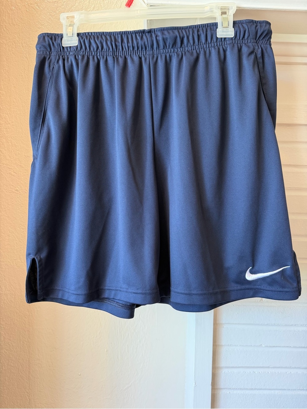 Nike Dri-FIT Men’s Navy Athletic Shorts Size Large Running Gym Training